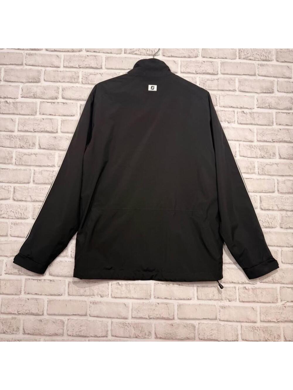 FootJoy Windbreaker Jacket Black Golf Men's M - Picture 7 of 7
